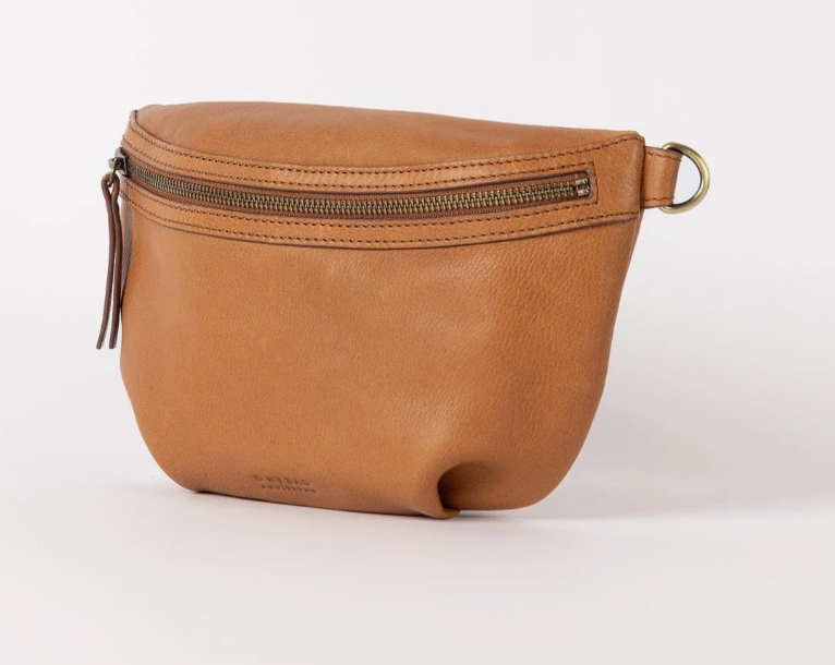 Milo Leather Bum Bag in Cognac or Black