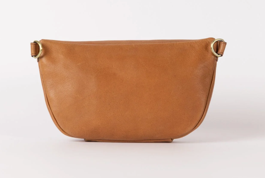 Milo Leather Bum Bag in Cognac or Black