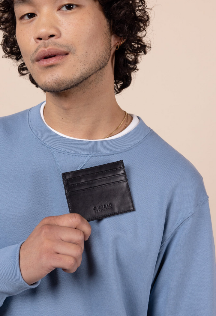 Mark's Leather Cardcase in Cognac or Black