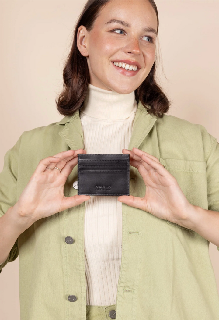 Mark's Leather Cardcase in Cognac or Black