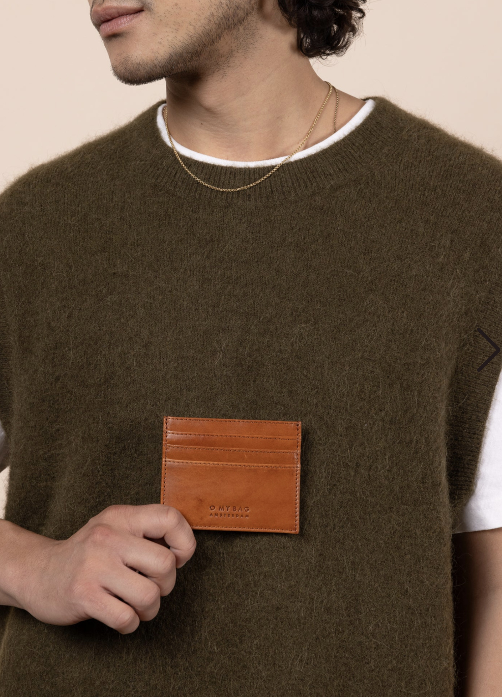 Mark's Leather Cardcase in Cognac or Black