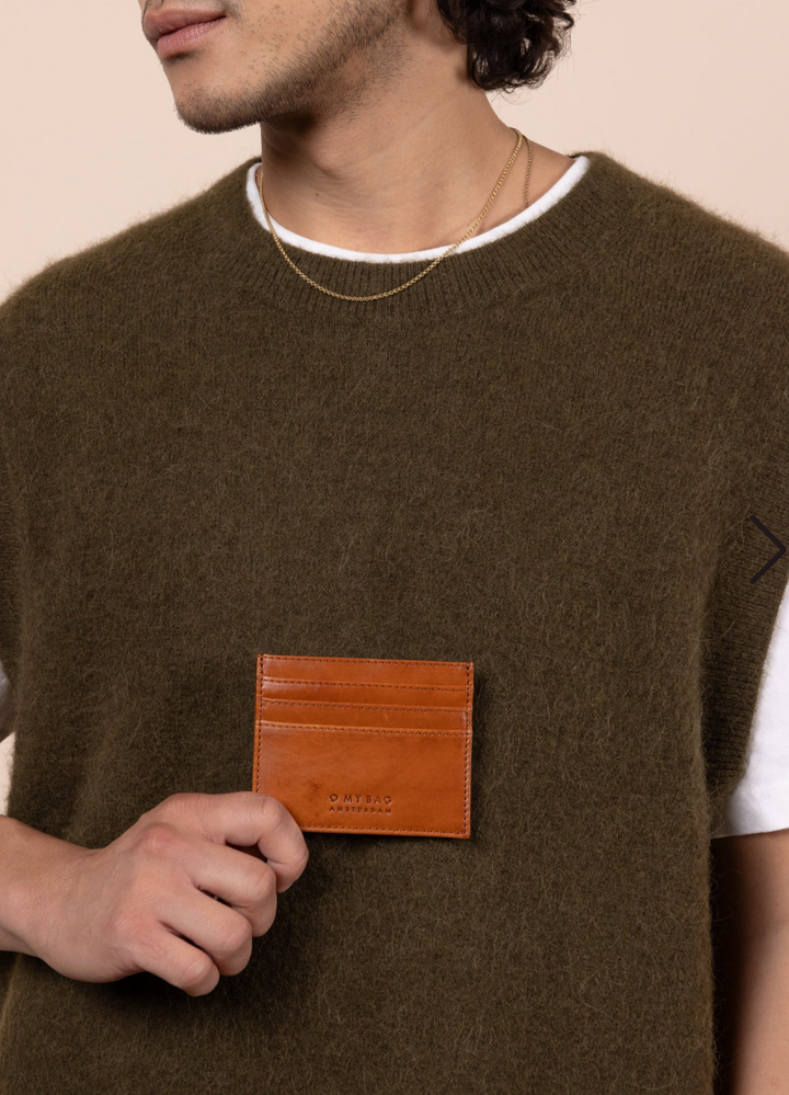 Mark's Leather Cardcase in Cognac or Black