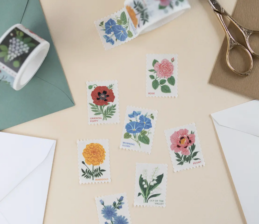 Florals Perforated Washi Tape