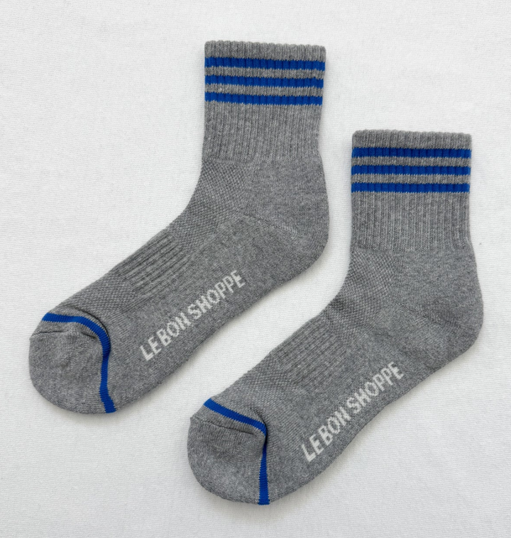 Girlfriend Socks in Grey
