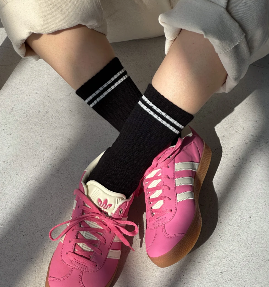 Boyfriend Socks in Noir