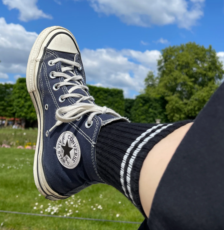 Boyfriend Socks in Noir