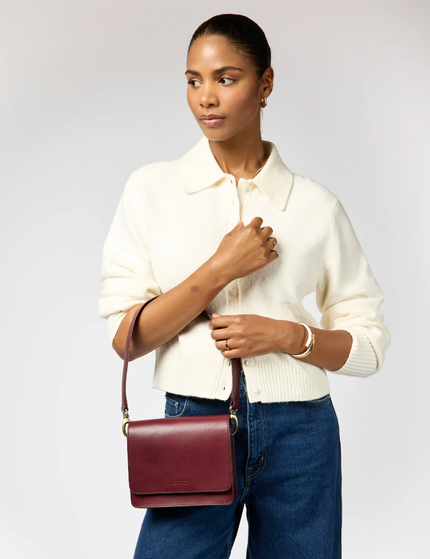 Audrey Mini in Dark Cherry