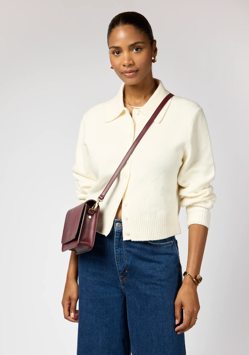 Audrey Mini in Dark Cherry