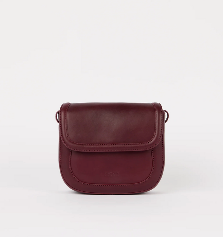 Nina Classic Leather in Dark Cherry or Cognac