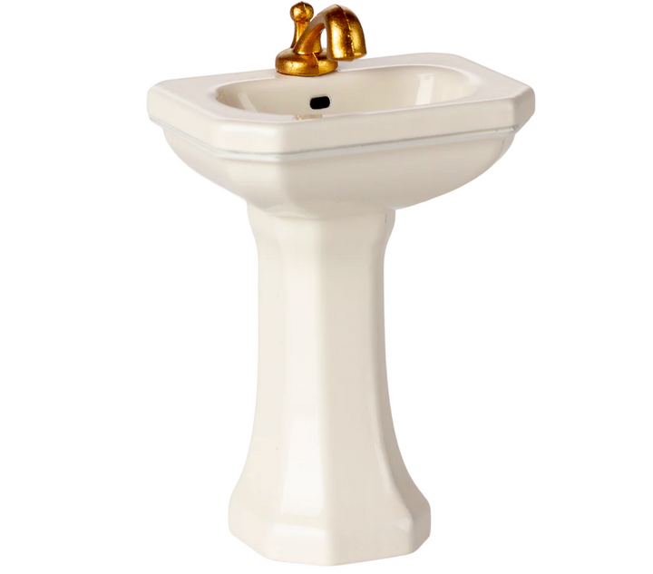 Bathroom Sink, Mouse, Off White