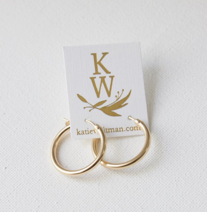 Gold Filled Hoops