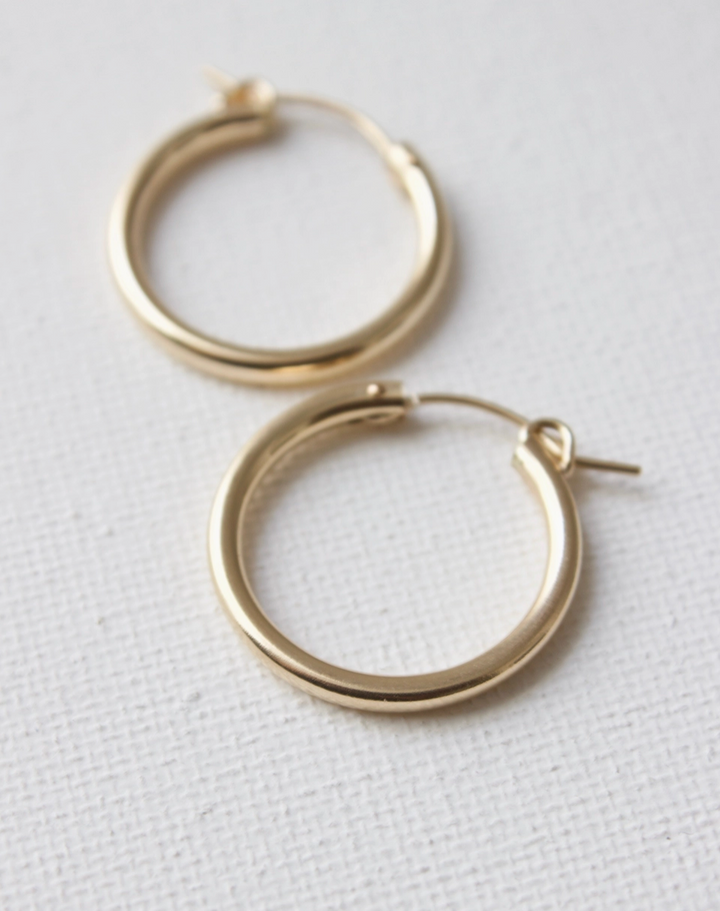 Gold Filled Hoops