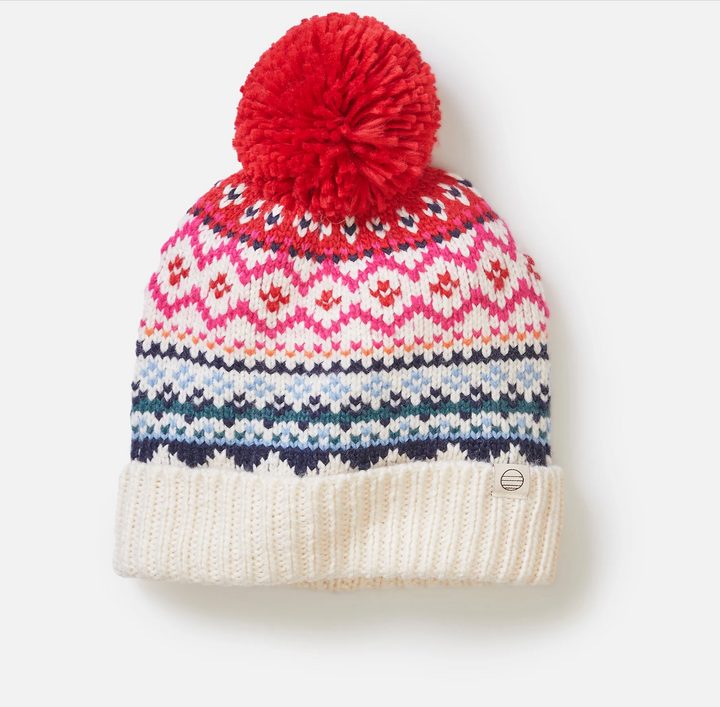 Fair Isle Pom Beanie