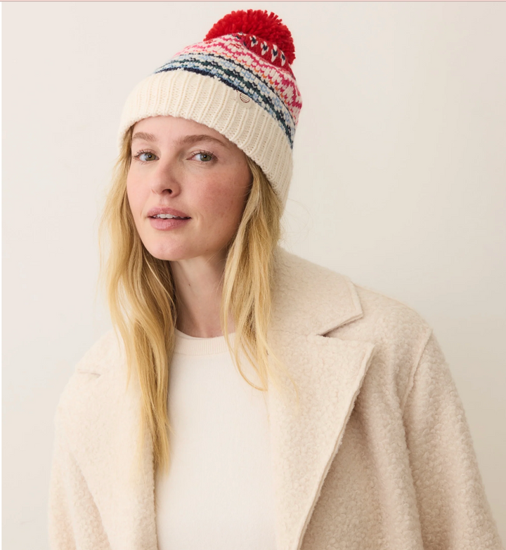 Fair Isle Pom Beanie