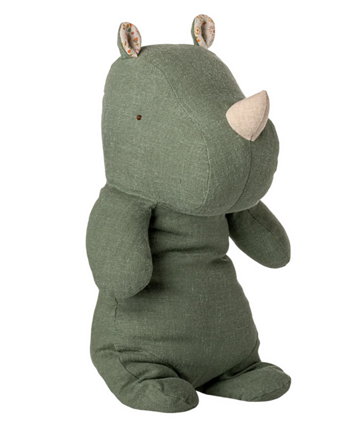 Safari Friends, Medium Rhino in Sage