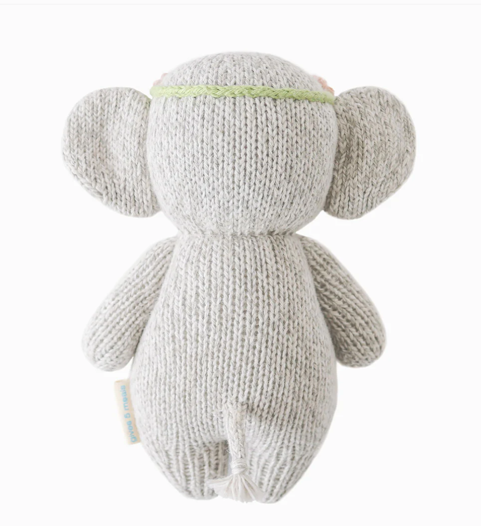 Baby Elephant with Floral Crown