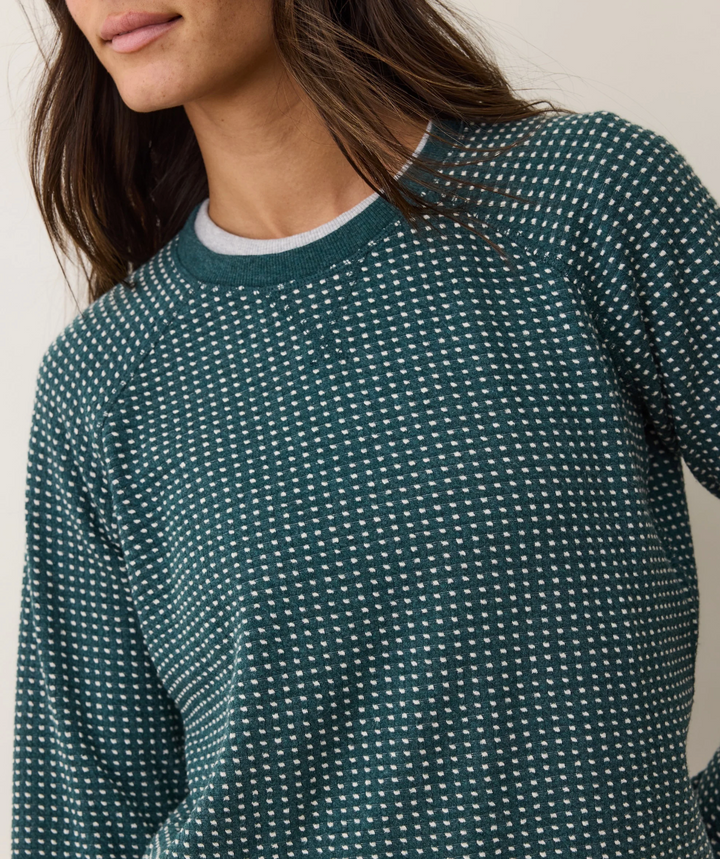 Daisy Textured Raglan Sweater