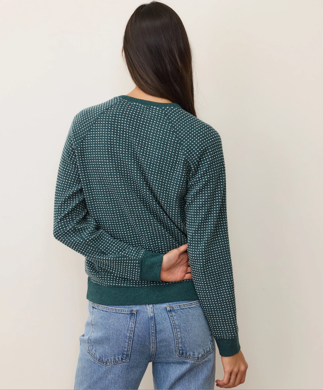Daisy Textured Raglan Sweater