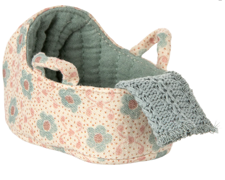 Carry Cot for Baby Mouse in Blue