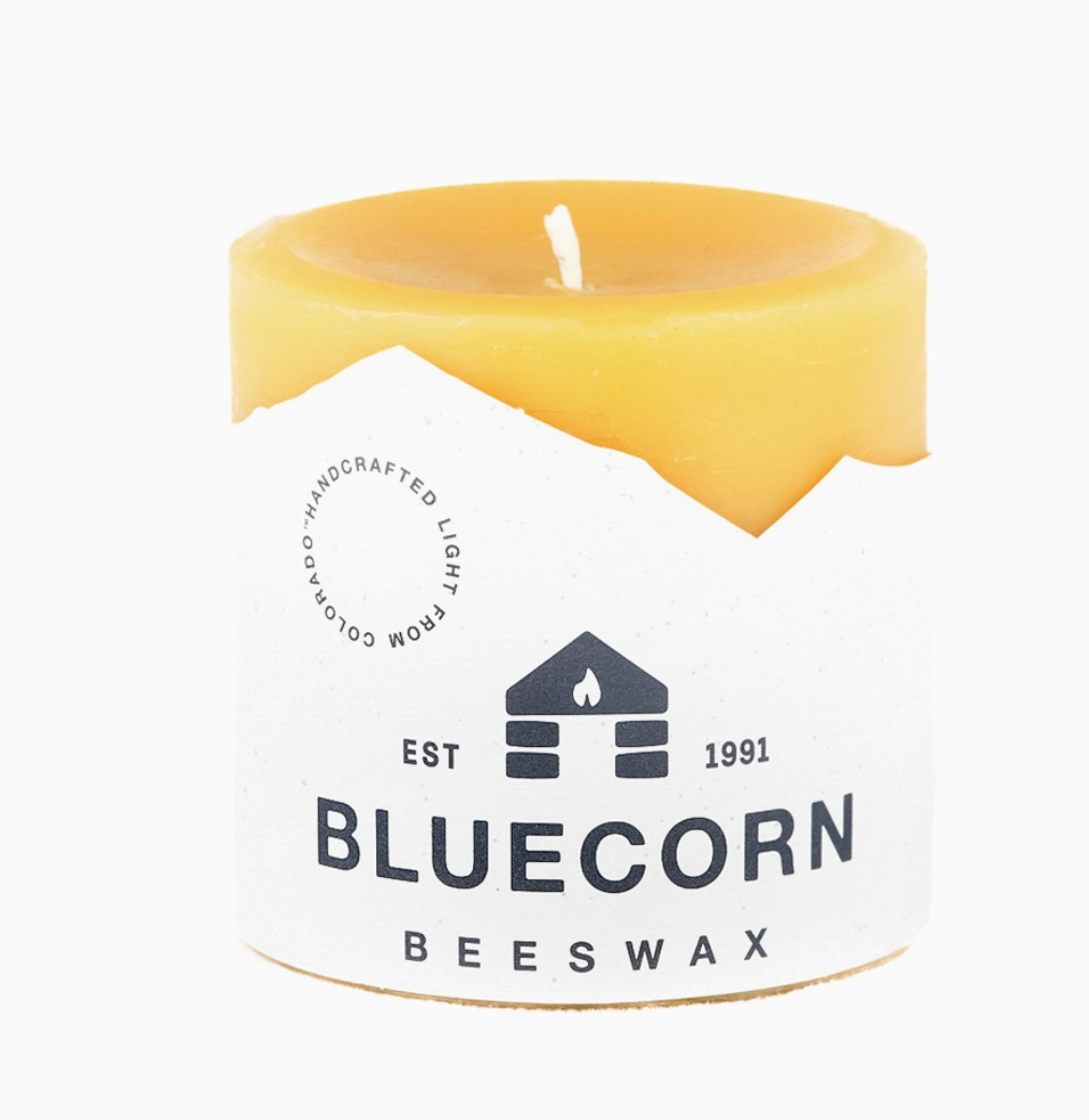 Pure Beeswax Pillar Candle 2"x3"