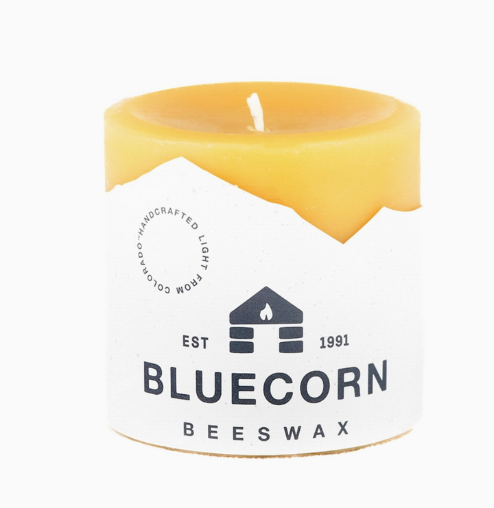 Pure Beeswax Pillar Candle 2"x3"