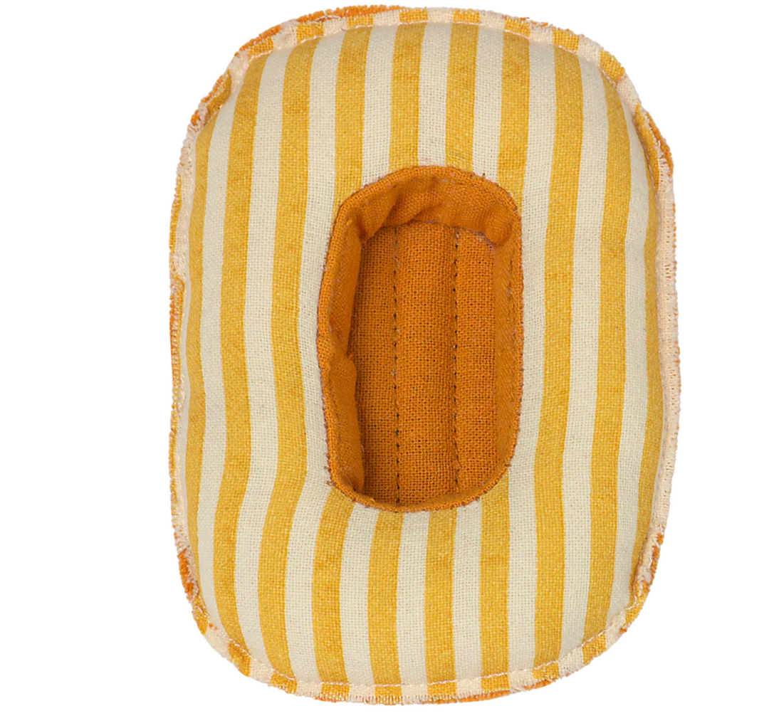 Rubber Boat in Yellow Stripe, Small Mouse