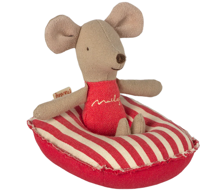 Rubber Boat in Red Stripe, Small Mouse
