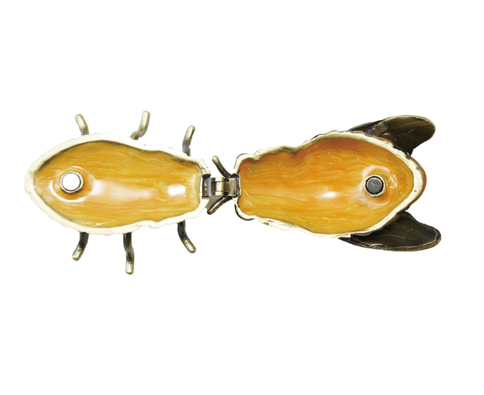Enamel Bee Trinket Box