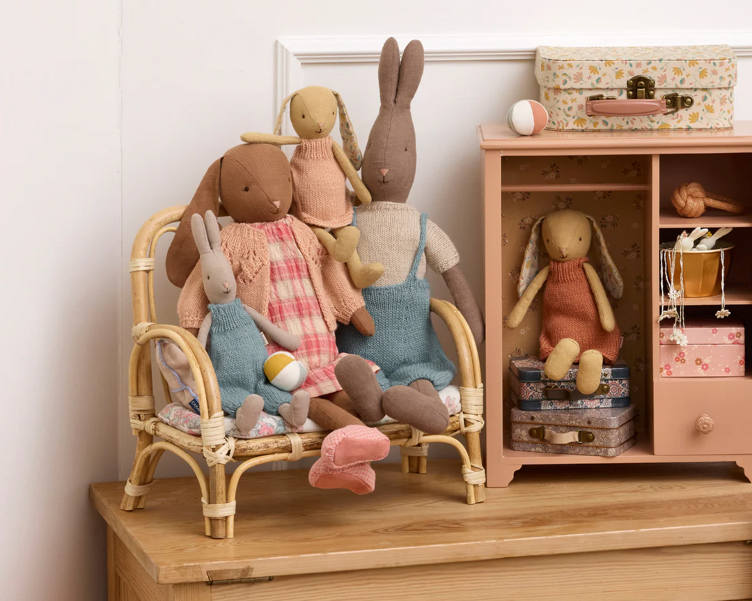 Bunny in Knitted Dress, Size 1