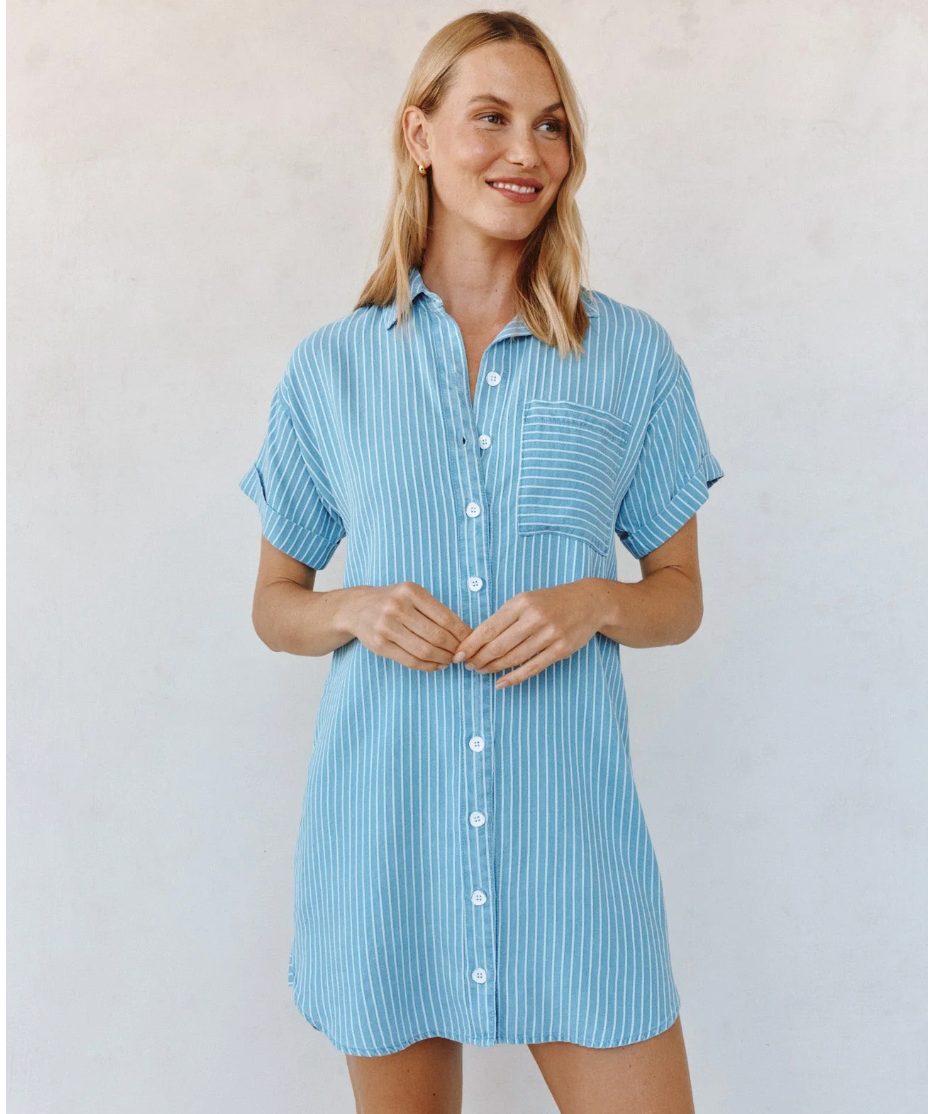 Pocket Shirt Dress