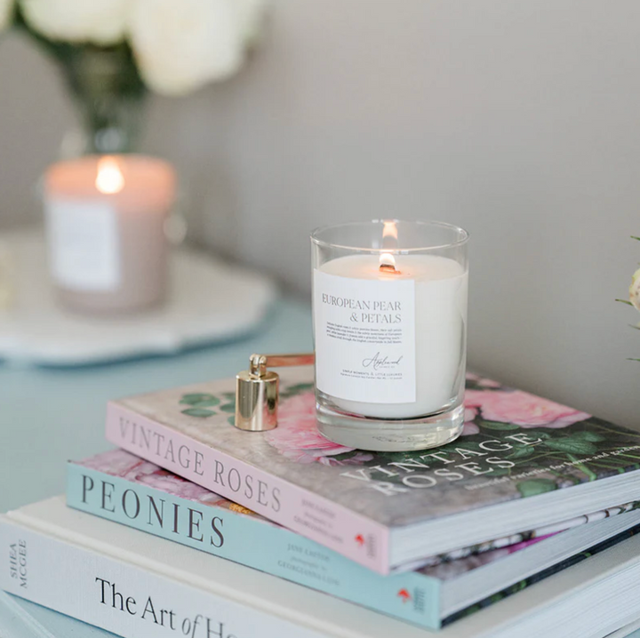 European Pear &amp; Petals Candle