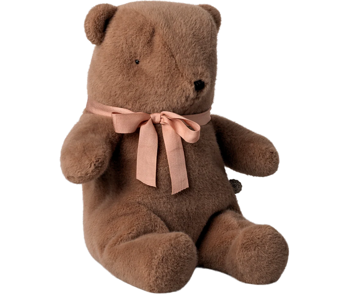 Teddy Bear Plush, Medium, Soft Brown