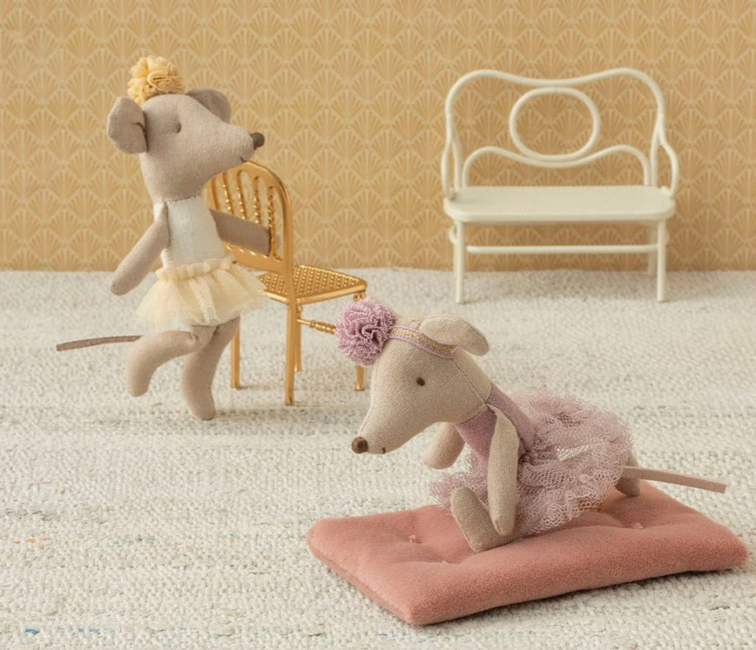 Ballerina Mouse, Little Sister in Off White