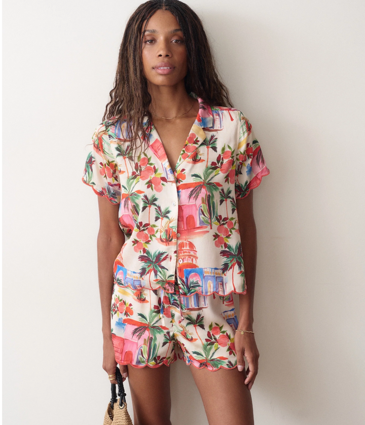 Palomas Resort Short in Palmas Print