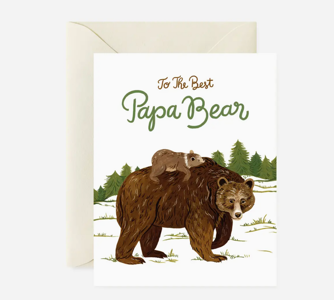 Papa Bear Fathers Day Card