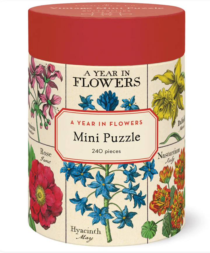 A Year in Flowers Mini 240 Piece Puzzle