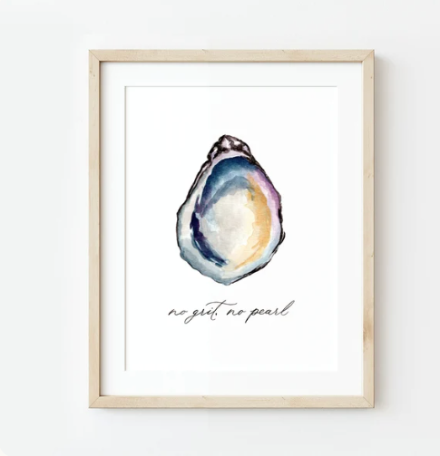 Oyster Greeting Card, Local Artist