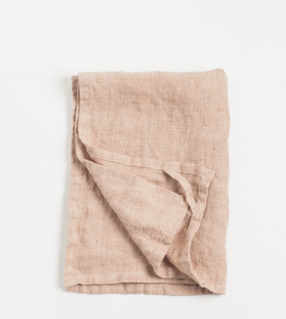 Stonewashed Linen Tea Towel, 2 Colors