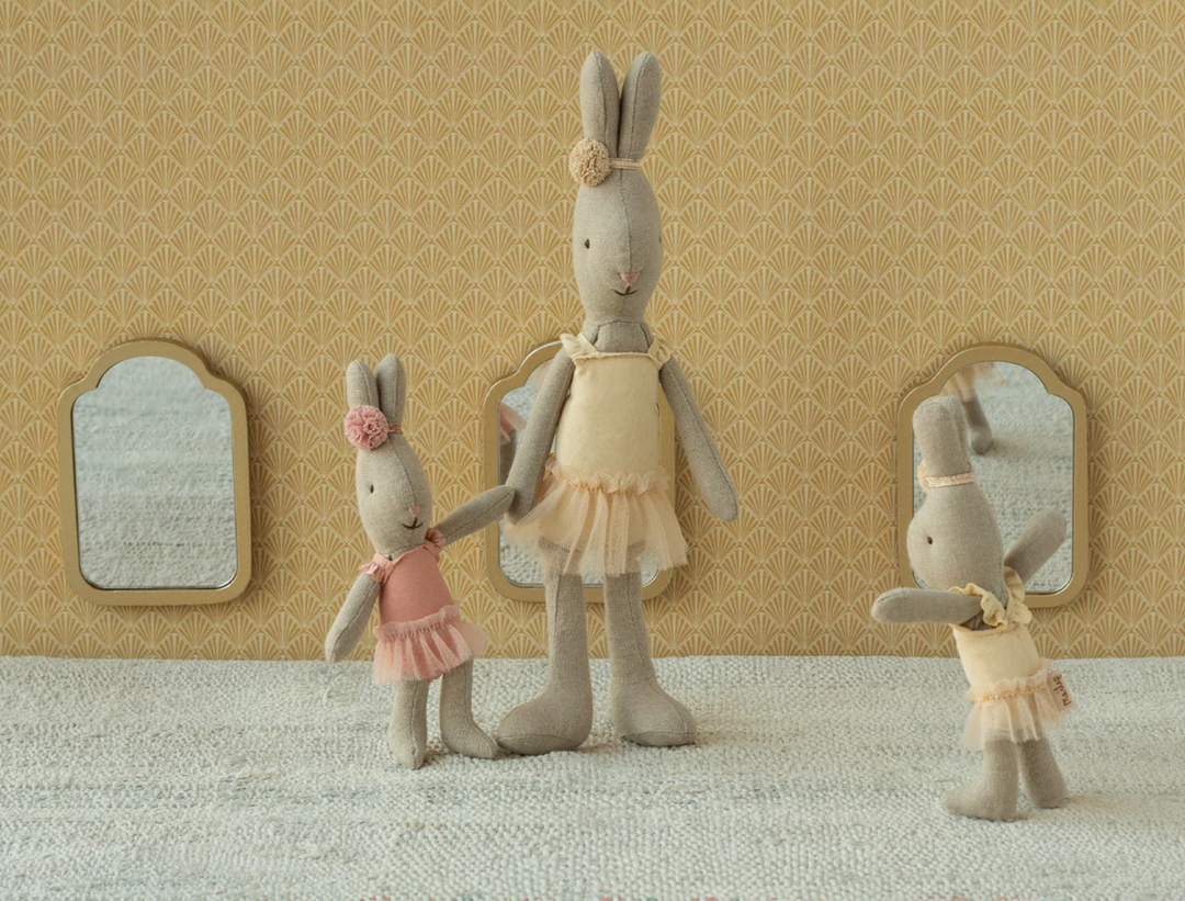Rabbit, Micro- Ballet Suit &amp; Skirt in Rose