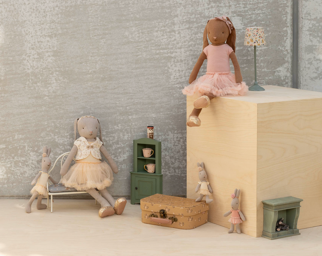 Rabbit, Micro- Ballet Suit &amp; Skirt in Rose