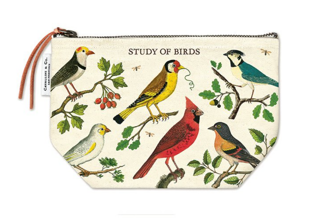 Birds Vintage Pouch