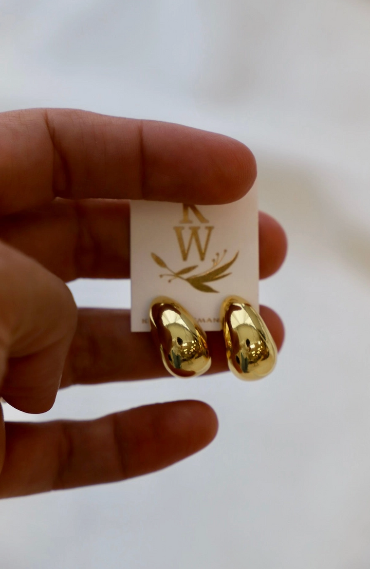 Bonnie Chunky Teardrop Studs