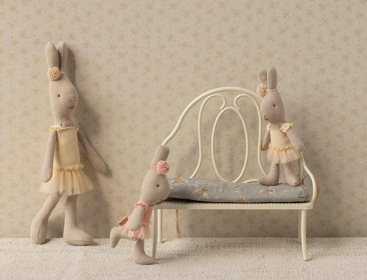 Rabbit, Micro- Ballet Suit &amp; Skirt in Cream