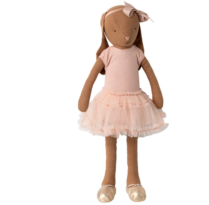 Bunny, Size 3, Chocolate Brown, Ballet Suit and Skirt in Rose