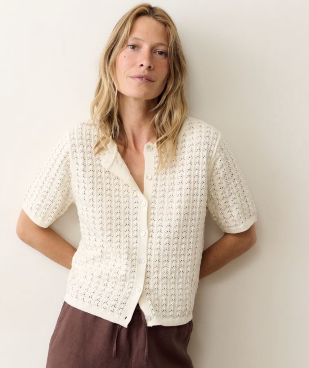 Lucia Cardigan in Antique White