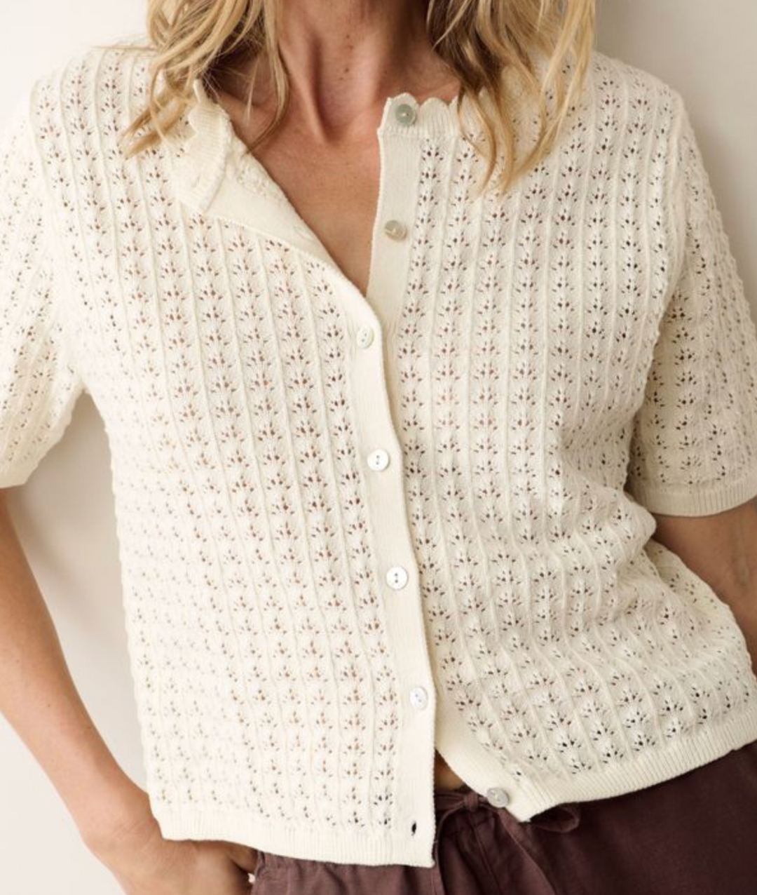 Lucia Cardigan in Antique White