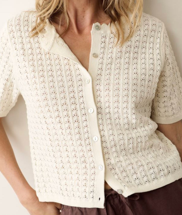 Lucia Cardigan in Antique White
