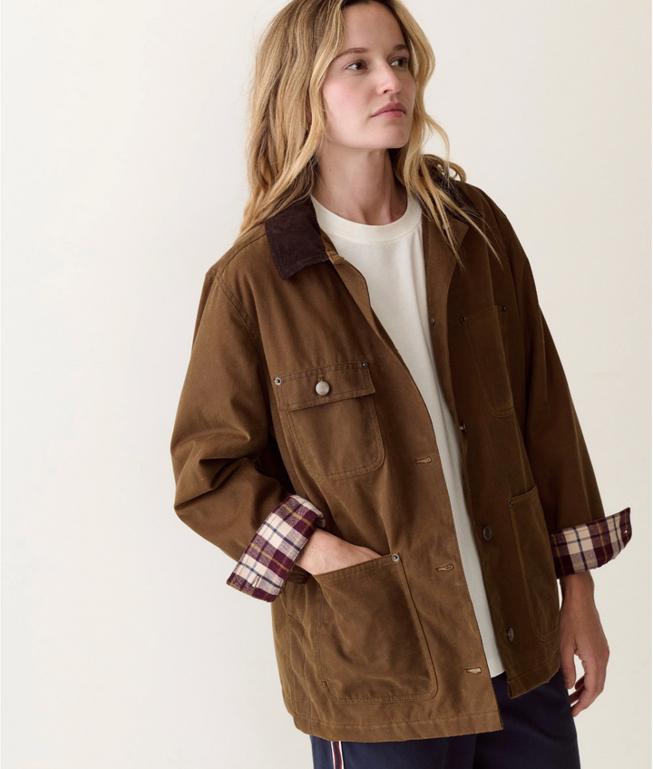 Riley Barn Jacket in Bronze