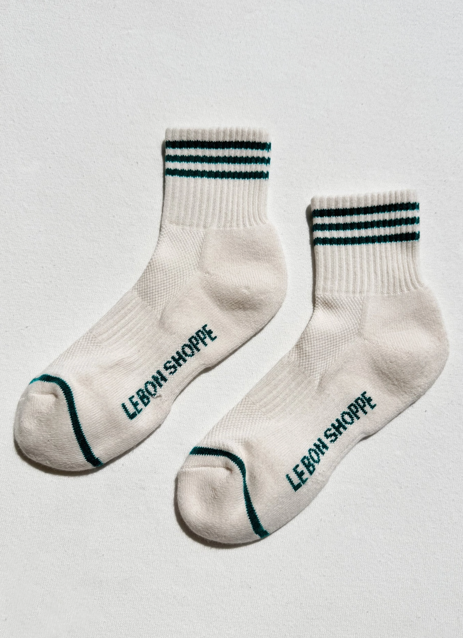 Girlfriend Socks in Egret