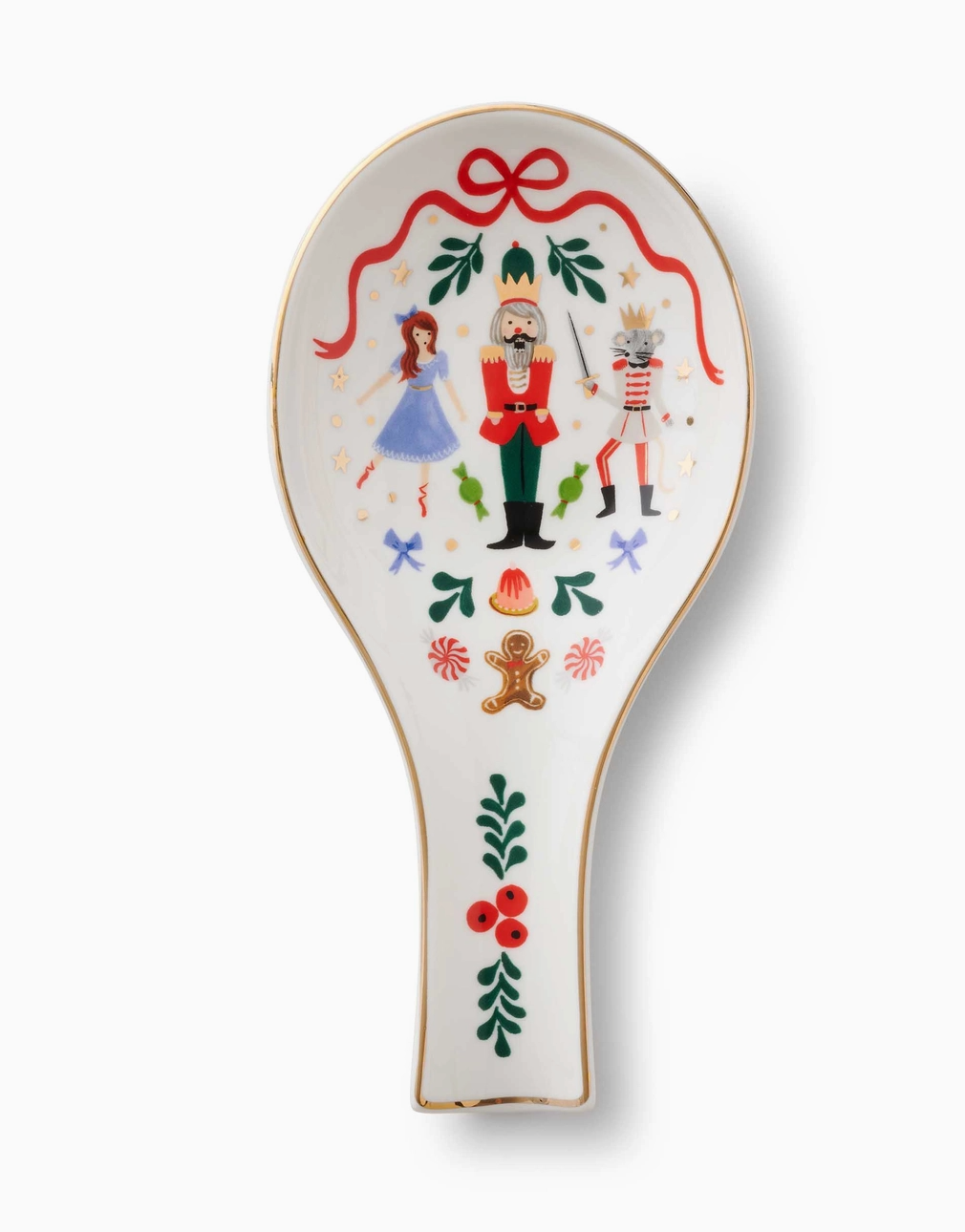Nutcracker Porcelain Spoon Rest